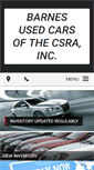 Mobile Screenshot of barnesusedcarsofthecsra.com